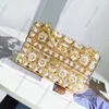 10A Luxury Dinner bag Classic Designer Shoulder Bag Spring/Summer The latest pearl metal made business dinner clutch bag