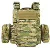 Sécurité militaire Molle pochettes plaque gilet chasse pare-balles Hilet Tactique gilets tactiques armure réglable formation 240118