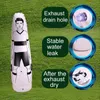175cm PVC Adult Inflatable Football Training Goal Keeper Soccer Trainer Tumbler Air Dummy Tool Wall 240127