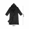 Raincoats 145 68CM EVA Unisex Raincoat Thickened Waterproof Rain Coat Women Men Black Camping Rainwear Suit Outdoor Slicker