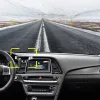 لـ Hyundai Santa Fe Sonata IX25 Tucson ABS ABS Black Air Vent Prose حامل الهاتف المحمول GPS الملحقات الملحقات