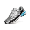 Sportowe buty do biegania prędkość potrójna czarna koła biała z niebieskiego wolta zielona prędkość mens męska Runners XT -Quest Treakers Nowe przybycie