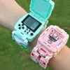 Childrens Car Man Deformation Small Toys Children Game Wrist Watch Tetris Watches Kids Watch for Girls Boys 240131