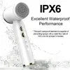 LED Screen Touch Control Cold Compress IPX6 Grade Waterproof Eelectric Ultrasonic Cleansing Silicone Face Brush 240119