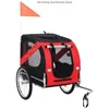 Grande remorque de vélo pour animaux de compagnie, chariot pliable pour chat et chien, équitation en plein air, voyage, poussette de transport 240131