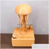 Decorative Objects & Figurines Decorative Figurines Handcraft Jellyfish Wood Music Box Sea Beautif Tune And Fine Craftsmanship Valenti Dhmb3