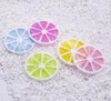 100 PCS mycket mode akryl transparent glitter skivad citron eller orange charms pendantfruit charms 35mm4633833