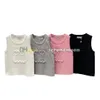 Canotte primavera estate Canotte da donna firmate sportive Girocollo in maglia Top T-shirt stile casual