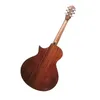 Volledig massief houten 40 inch GA zwarte vinger folk akoestische gitaar