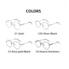 Sunglasses Frames Ultralight Pure Titanium Round Glasses Frame Men Full Classic Oval Optical Prescription Eyewear Luxury Retro Eyeglasses