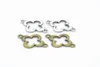 Bulk 500 PCS Lot Clover Quatrefoil Connector Links Charms Silver Bronze Plated 2115mm Välj ditt belopp6832252