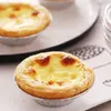 Bakvormen 50 Stuks Tin Folie Ei Taartvorm Wegwerp Muffin Cake Rimpel Bloemvorm Keuken Cup Tartlets Pannen Tool