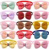 Dog Apparel 50PS Cotton Bow Tie Adjustable Small Cat Bowties Neckties For Dogs Pets Grooming Accessories Pet Supplies