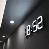 3D LED Wandklok Modern Design Digitale Tafelklok Alarm Nachtlampje Saat reloj de pared Horloge Voor Thuis Woonkamer Decoration348o