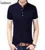 Summer Fashion Brand Clothing Tshirt Men Solid Color Slim Fit Short Sleeve T Shirt Mandarin Collar Casual TShirts 2107217787118