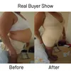 Fajas Shapewear Wysokie kompresyjne pasy Bodysuit z broszkami Popiersie na codzienne i po użyciu osłonki odchudzające Kobiety 240122