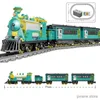 Blocks Technical City Power Train High-tech Railway Track Building Blocks Subway Vehicle Assemble Bricks Toys Gifts For Childrens Adult