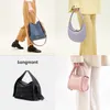 Songmont Bag Bucket Luna Pags Designer Underarm Hobo Bag Luxury Large Ligury Half Moon Leather Pres