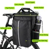 WEST BIKING Waterproof Bicycle Saddle Bag 20L Large Capacity Tail Rear 3 in 1 Trunk Bag Road Mountain Luggage Bike Bags 240119