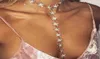 Collier ras du cou Long étoiles à cinq branches, couleur or, nouveau collier en strass cristal pour femmes, bijoux de corps à la mode, 2018, 2740724