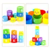 Utbildningsmultifunktionella musikinstrument Leksaker Toddler Piano Activity Cube Geometric Blocks Sortering Cups Kids 240131