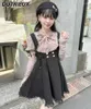 Blouses pour femmes 2024 printemps été haut pour femme Style japonais Rojita chemisier à manches longues nœud détachable mode chemise en dentelle bouffante