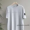 2024 New High Quality Stones Island T-Shirt Summer Mens And Womens Breathable Loose Short Sleeve Letter Print Valentine Street Fashion Campus Cotton T-Shirt C1 375