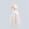 Vestido longo macio personalizado para mulheres ou meninas Giselle Ballet para desempenho de variações