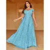 Grande taille sans bretelles perlée étage longue robe de soirée 6XL7XL élégant luxe Banquet paillettes brillant grand bal 240202