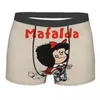 Mutande Moda Manga Quino Mafalda Boxer Pantaloncini Comodi slip da uomo in stile cartone animato Kawaii