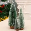 Christmas Decorations Plastic Xmas Tree Small Wood Cedar Decoration Year