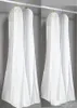 2019 Latest Cheap In Stock Big Bags For Wedding Dress Gown White Dust Bag Long Garment Cover Travel Storage Dust Covers High Quali2011113