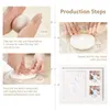 Baby Hand Foot Print Po Frame with Mold Clay Imprint Kit Souvenirs Commemorate Kids Growing Memory Gift 240125