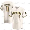 11 Jackson Chourio Brewers 2024 Jersey Milwaukee Brice Turang Christian Yelich Garrett Mitchell Sal Frelick Rhyskins Willy Adames Abner Uribe Abner Uribe