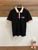 Heren poloshirt Zomer Designer poloshirt Luxe herenpoloshirt Casual heren T-shirt Letter geborduurd High Street Heren T-shirt Katoenen kleding T-shirt 501