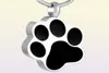 IJD8451 Pet DogCat Paw Print Нержавеющая сталь для пепла Урна для кремации Кулон Ожерелье Памятник Подвеска на память Jewelry1293713