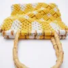 TOTES COON ROPE WOVEN WOMENS ANDBAGブランドデザイナーラグジュアリートートバッグ女性KNIED BEACバッグボーミアンサマーストロー24218