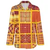 Camicette da donna Camicetta con stampa patchwork Plaid vintage Grafica moderna Casual Camicie classiche da donna Abiti estivi a maniche lunghe oversize