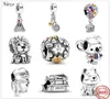 قم بتناسب سوار السحر الأصلي 925 Sterling Silver Lion Koala Eagle Dog Charm Bead DIY Make Berloque8107169