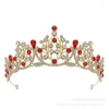 Fermagli per capelli Corona da sposa Tiara di cristallo di lusso da sposa per copricapo da sposa Strass Corone da principessa Donne Ragazze Diademi Copricapo Gioielli