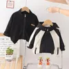 Autumn Winter Children Boys Outdoor Jacket Cotton Löstagbar Baby Windbreaker Coat Spliced ​​Hooded Toddler Outfits 240122