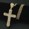 Link Hip Hop Cross Popular Diamond Studded Pendant Men039S Naszyjniki 2872964