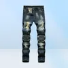 Men039S Jeans Denim Designer Hole High Quality Ripped For Men Size 2838 40 2022 Autumn Winter Plus Velvet Hip Hop Punk Streetw9210363