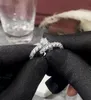 CAOSHI Set di anelli di fidanzamento per matrimoni, gioielli placcati in rodio, in ottone, zirconi, zirconi, anelli di pietra, coppia3177999