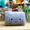 Dekorativa kuddeobjekt Creative Cartoon Cute Animal Hand Warmer Winter Throw Pillow Plush Toy Doll Hand varmare gåva