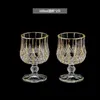 Wine Glasses European ical crystal glass liquor bottle foreign wine glass household whiskey glass set spirits glass wine set T240218