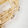 Trompeta Il belin de latón dorado de alta calidad con estuche y boquilla, instrumentos musicales 00