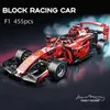 ブロック455PCS F1 RCレースカーセットリモートビルディングブロックコントロールカークリスマスハロウィーンイースター