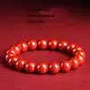 Original usine cinabre empereur sable violet or sable rouge fil bracelet de perles bracelet