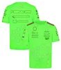 F1 2024 Teamcoureur T-shirt Formule 1 Racing Poloshirt T-shirt Racesport Nieuw seizoen Kleding Zomer Autofans Heren Jersey T-shirts